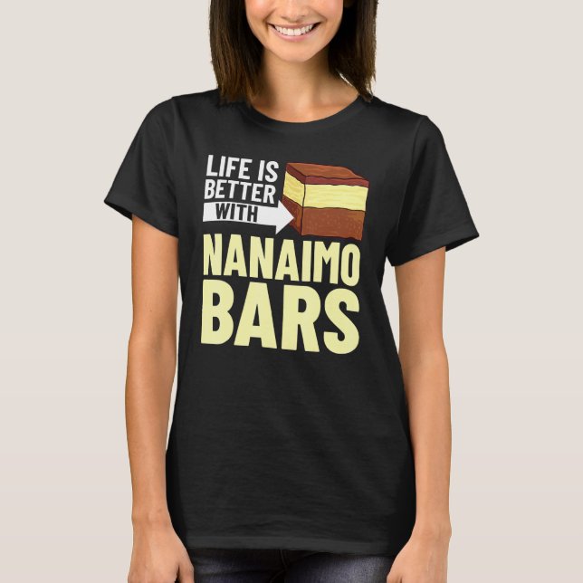 Camiseta Nanaimo Bar Canada Mix Postre canadiense (Anverso)