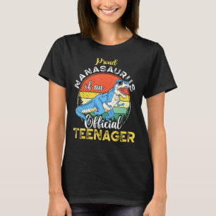 Camiseta Nanasaurus Dinosaur 13.ª Adolescencia Oficial