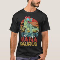 Nanasaurus T Rex Dinosaur Funny Vintage Nana Sauru