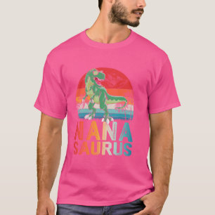 Camiseta NanaSaurus T Rex Dinosaur Saurus Familia Matanza