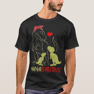 Camiseta Nanasaurus T Rex Nana Saurus Dinosaur Mom
