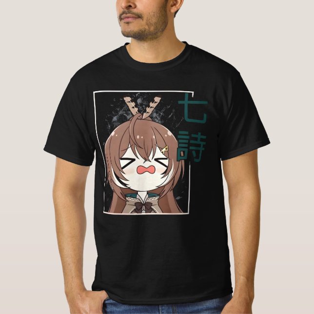 Camiseta Nanashi Mumei Hololivo (Anverso)