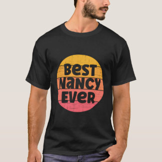 Camiseta Nancy Name Retro Sunset Graphic Mejor Nancy Ever