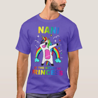Camiseta Nani de la princesa de cumpleaños Chica Dabbing Un