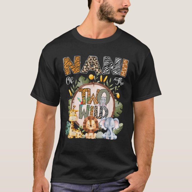 Camiseta Nani De Los Dos Safari De Animales Silvestres (Anverso)