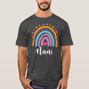 Camiseta Nani Gifts For Grandma Cute Nani Rainbow Mothers D