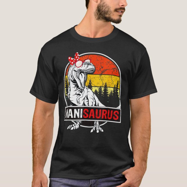 Camiseta Nanisaurus Rex Dinosaur Nani Saurus Fami (Anverso)