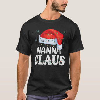 Camiseta Nanna Claus Xmas Familia Coincidiendo Graciosa Abu