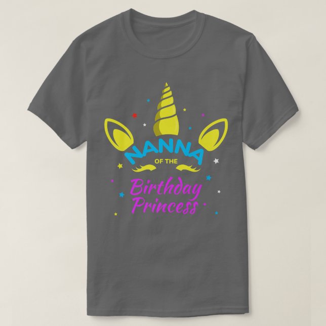 Camiseta Nanna de la princesa nacida, bribón, abuela de Uni (Diseño del anverso)