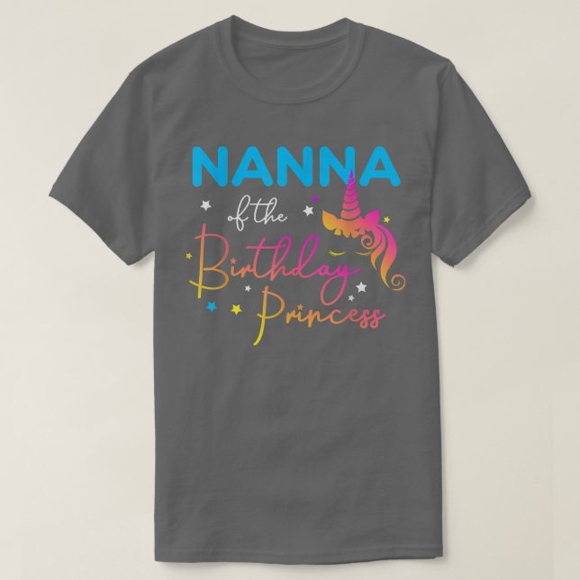 Camiseta Nanna de la princesa nacida, bribón, abuela de Uni (Diseño del anverso)