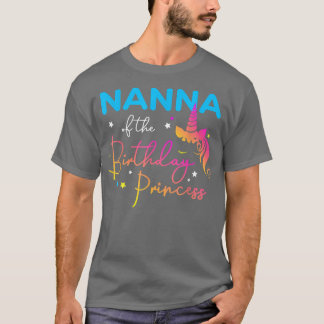 Camiseta Nanna de la princesa nacida, bribón, abuela de Uni
