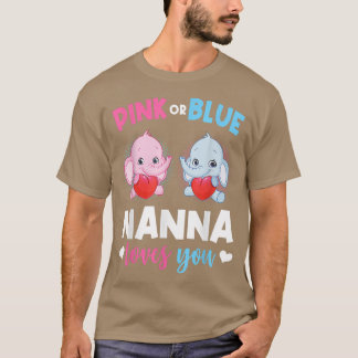 Camiseta Nanna Rosa O Azul Te Ama Género Revelar Elephan