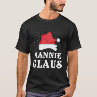 Camiseta Nannie Claus Xmas Gift Divertido Grupo Familiar Co
