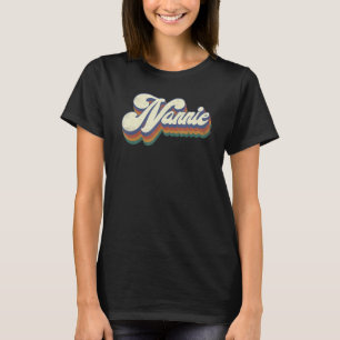 Camiseta Nannie de la abuela Retro Vintage Mother Day Nan
