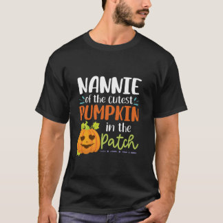 Camiseta Nannie De La Calabaza Más Cuidadosa En La Hallowee