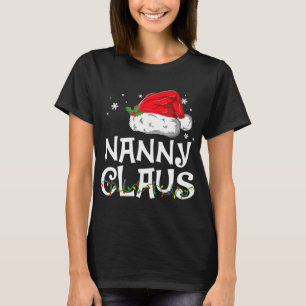 Camiseta Nanny Claus Santa Funny Navidades Pajama Mateo