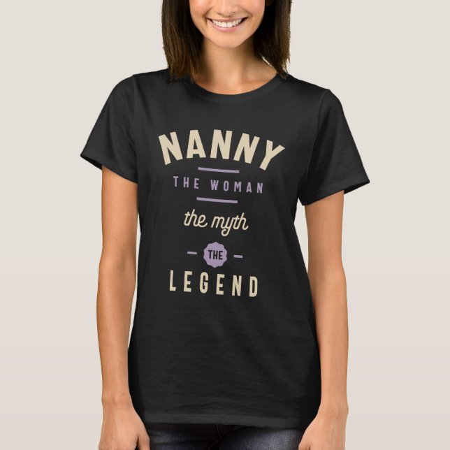 Camiseta Nanny divertida (Anverso)