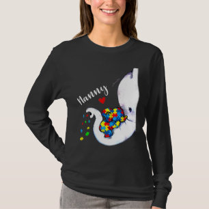 Camiseta Nanny Elephant Autism Awareness Nanny Autism