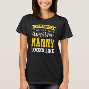 Camiseta Nanny Job Title Employee Funny Worker Profession N