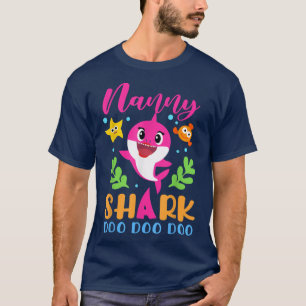 Camiseta Nanny Shark  Nanny Shark Lover Family Mothers Day5