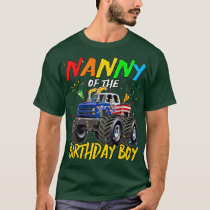 Camiseta Nanny The Birthday Boy Monster Truck Birthday Part