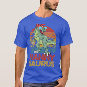 Camiseta Nannysauro T Re Dinosaur Funny Vintage Nanny Saur
