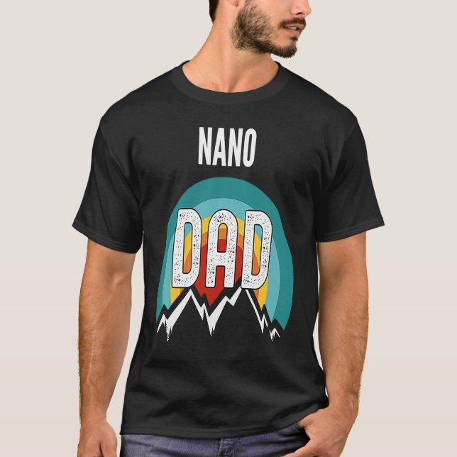 Camiseta Nano Dad Crypto Para El Día De Los Padres (Anverso)