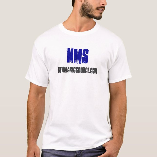 Camiseta Nanómetros, newmagicsource.com (Anverso)