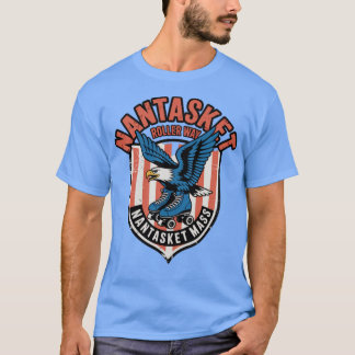 Camiseta Nantasket Rollerway Vintage Retro Patinaje Rústico