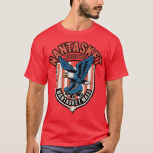 Camiseta Nantasket Rollerway Vintage Retro Patinaje Rústico
