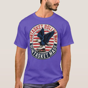 Camiseta Nantasket Rollerway Vintage Retro Patinaje Rústico