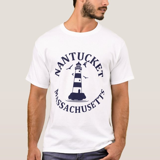 Camiseta Nantucket de Verano-Massachusetts (Anverso)
