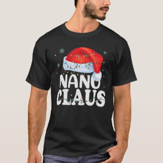 Camiseta Nanu Claus Xmas Familia coincidiendo Graciosa Abue
