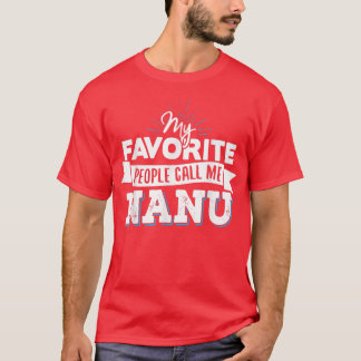 Camiseta    NanuMi gente favorita me llama Nanu