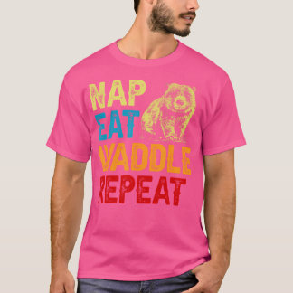 Camiseta Nap Eat Waddle Wombat Dueño de Animales Australian