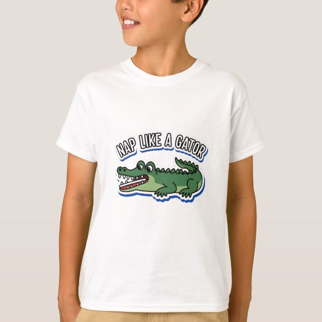Camiseta Nap Like a Gator (Anverso)