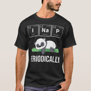 Camiseta Nap Periódicamente Gracioso Animal P