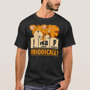 Camiseta Nap Periódicamente Nap Animal Cute Zoo Animal Tig