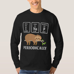 Camiseta Nap Periódicamente Sinuosa Química Científica