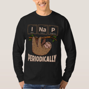 Camiseta Nap Periódicamente Sinuosa Química Científica 1