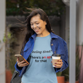 Camiseta Nap sintiéndose cansado app geek humor