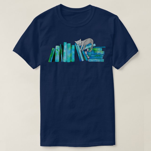 Camiseta Napas azules literarias (Diseño del anverso)