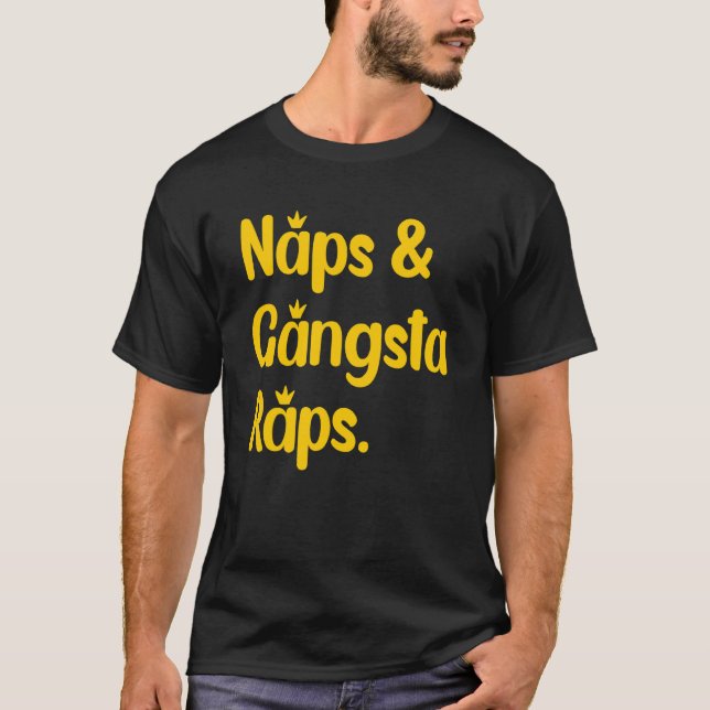Camiseta Napas Y Gangsta Rapta Con Ventilador De La Música  (Anverso)