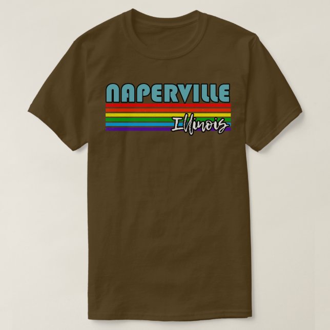 Camiseta Naperville Illinois Pride Naperville LG (Diseño del anverso)