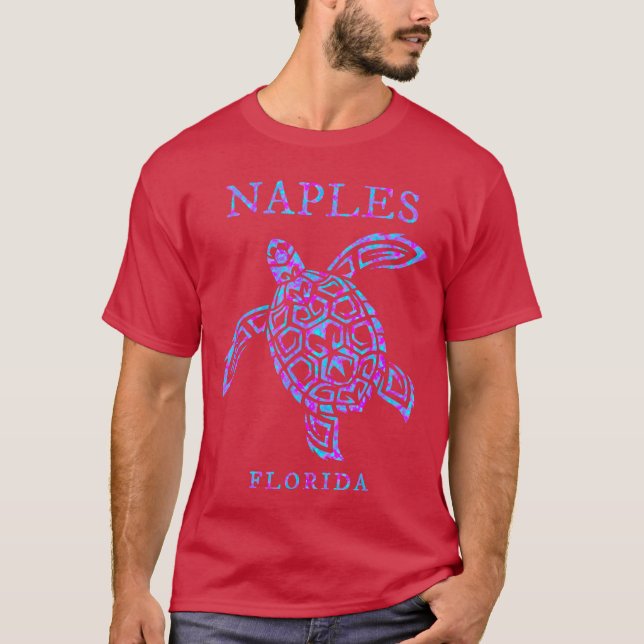 Camiseta Naples Florida Sea Turtle Vacation Souvenir Boys G (Anverso)