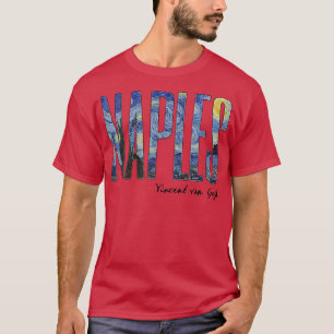 Camiseta Naples Van Gogh Starry Night Art Vincent Van Gogh