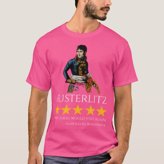 Camiseta Napoleón Bonaparte - Austerlitz - Historia frances (Anverso)