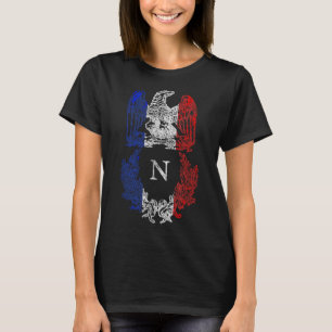 Camiseta Napoleón Bonaparte Eagle Bandera Francesa Napoleon