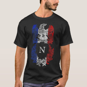 Camiseta Napoleón Bonaparte Eagle Bandera Francesa Napoleon