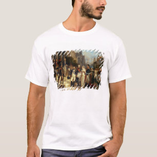 Camiseta Napoleon Bonaparte que recibe a la reina Louisa